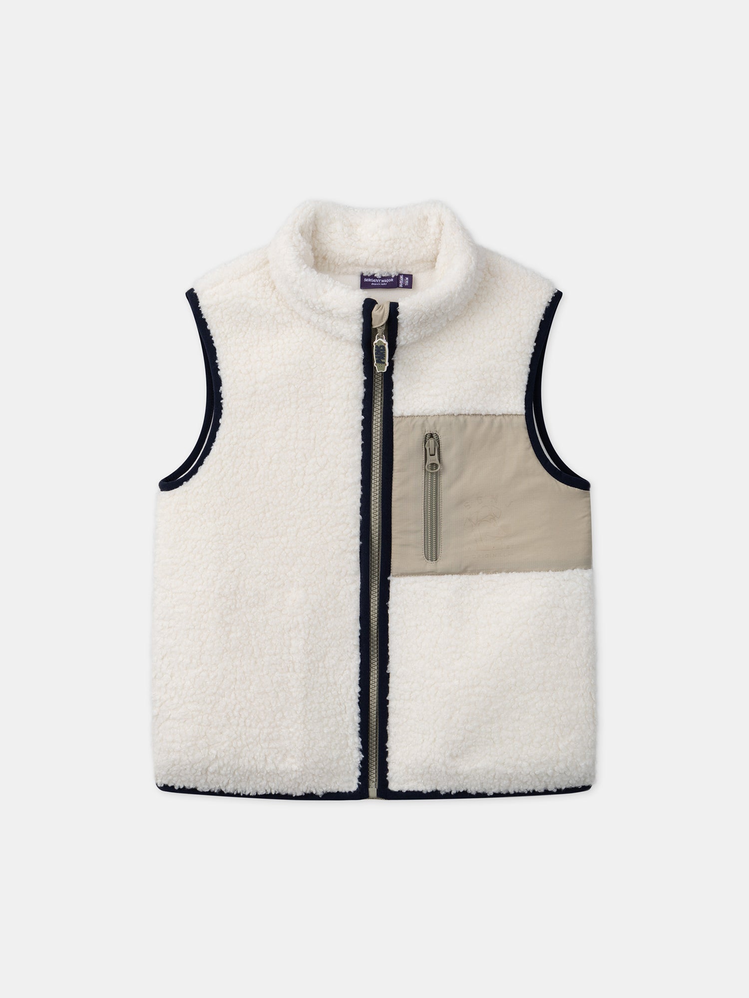 Chaleco de pelo sintético