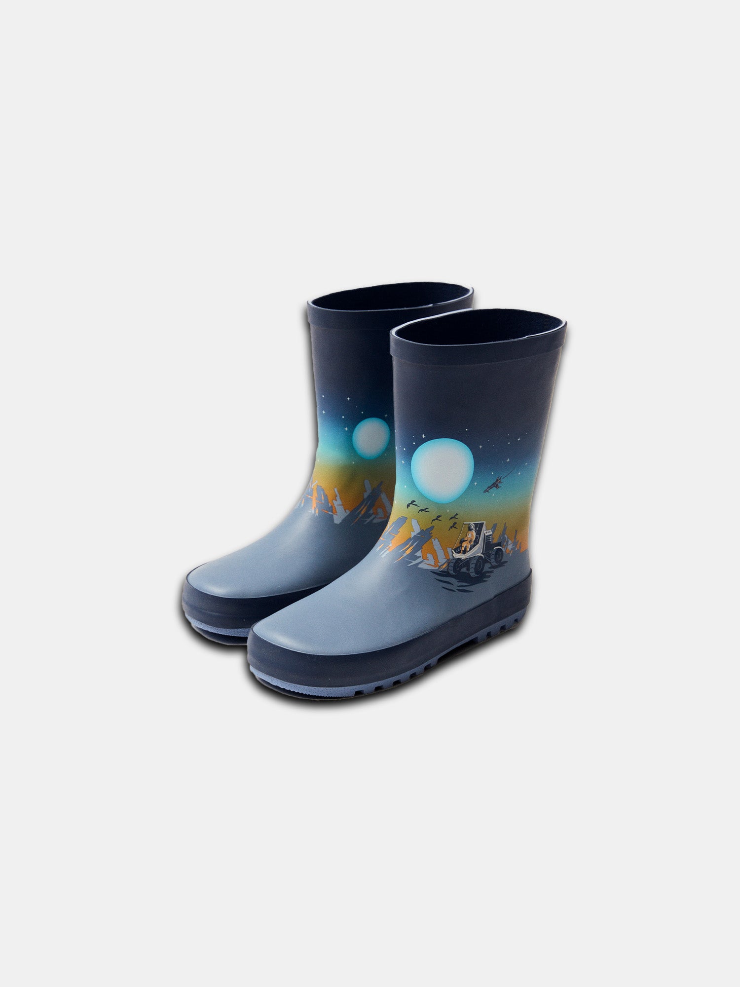 Botas de lluvia azul marino