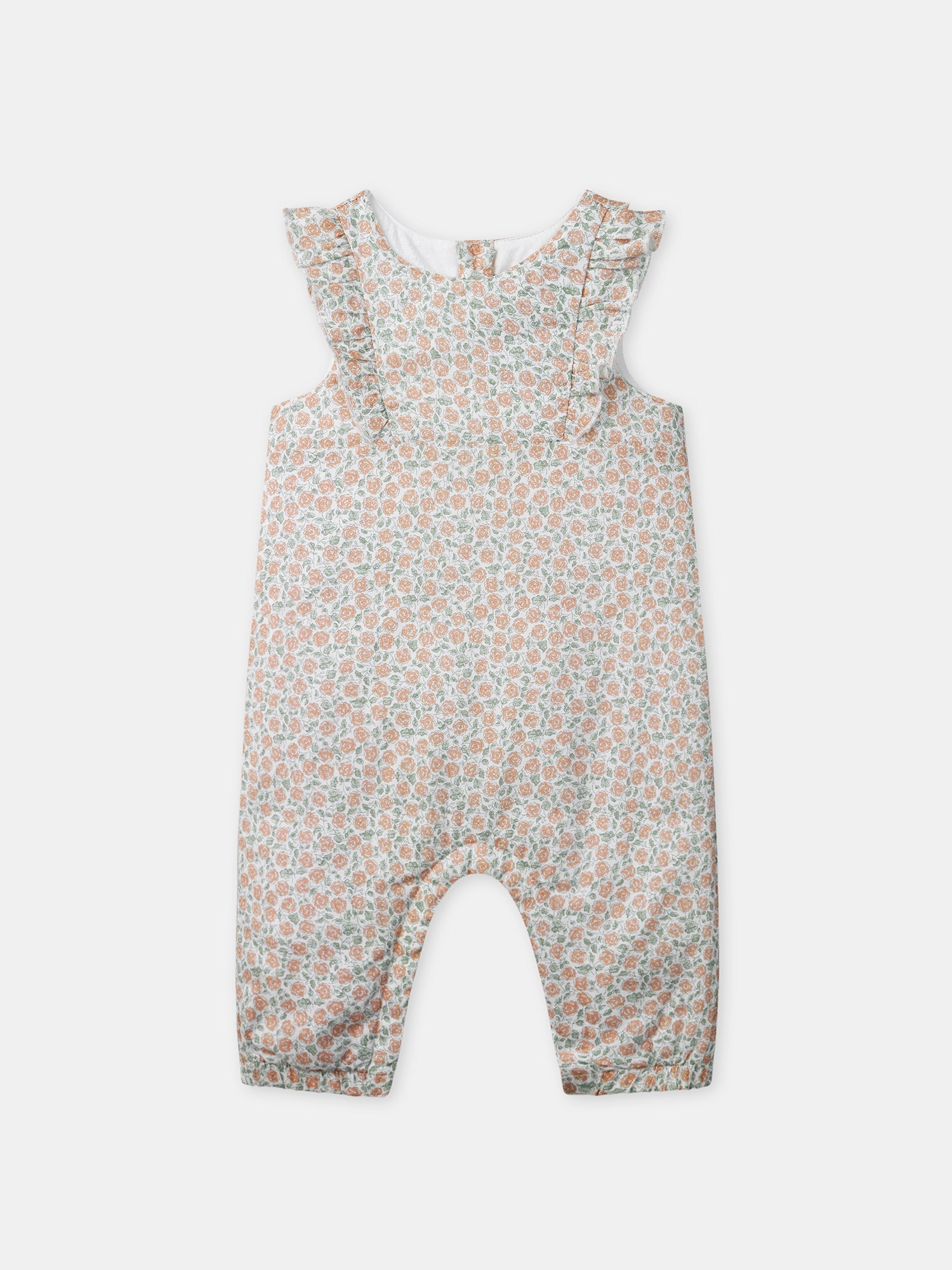 Conjunto de combinación con estampado floral + body + diadema para niña recién nacida