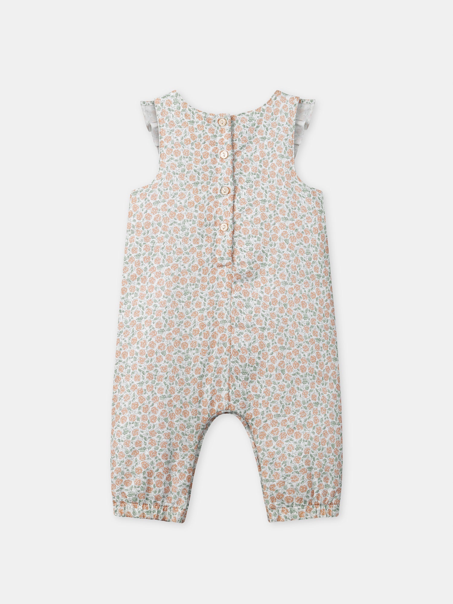 Conjunto de combinación con estampado floral + body + diadema para niña recién nacida