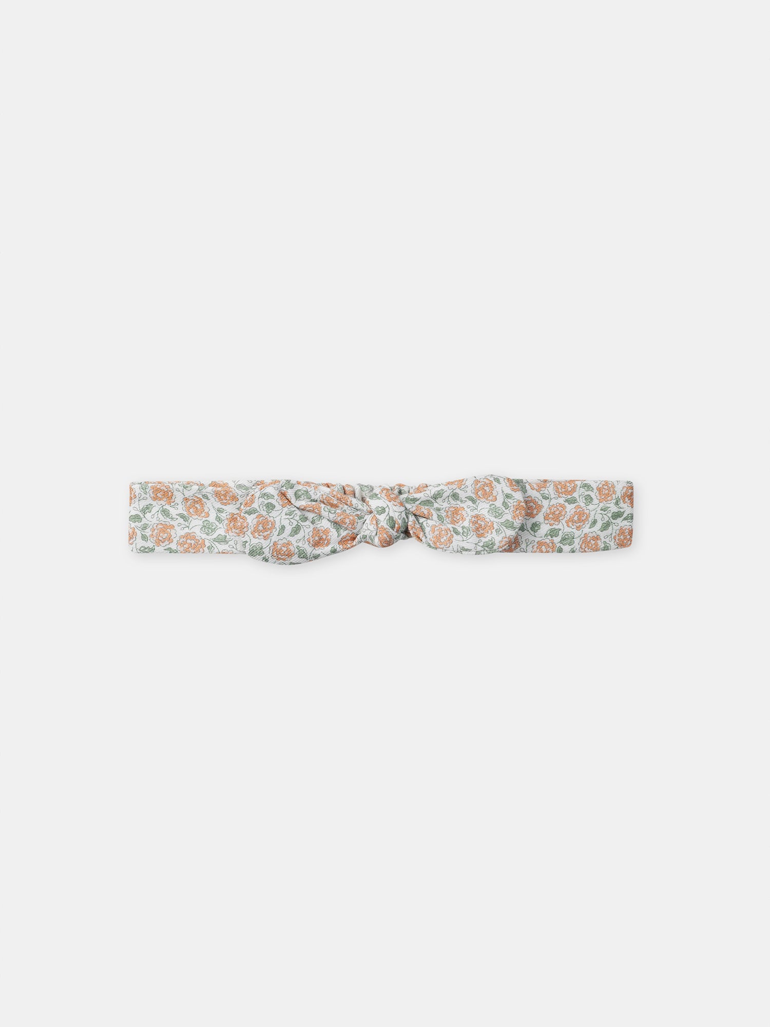 Conjunto de combinación con estampado floral + body + diadema para niña recién nacida