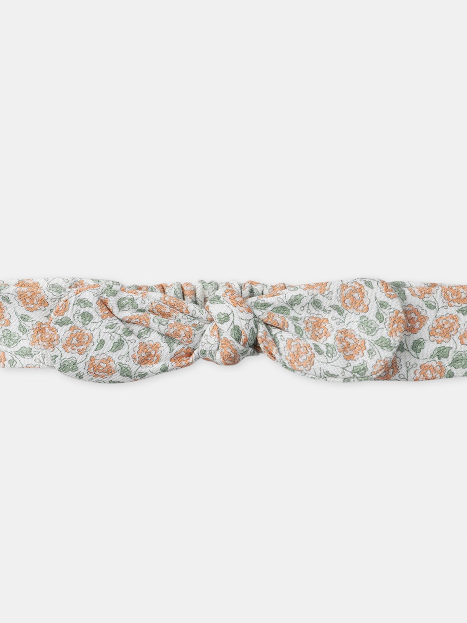 Conjunto de combinación con estampado floral + body + diadema para niña recién nacida