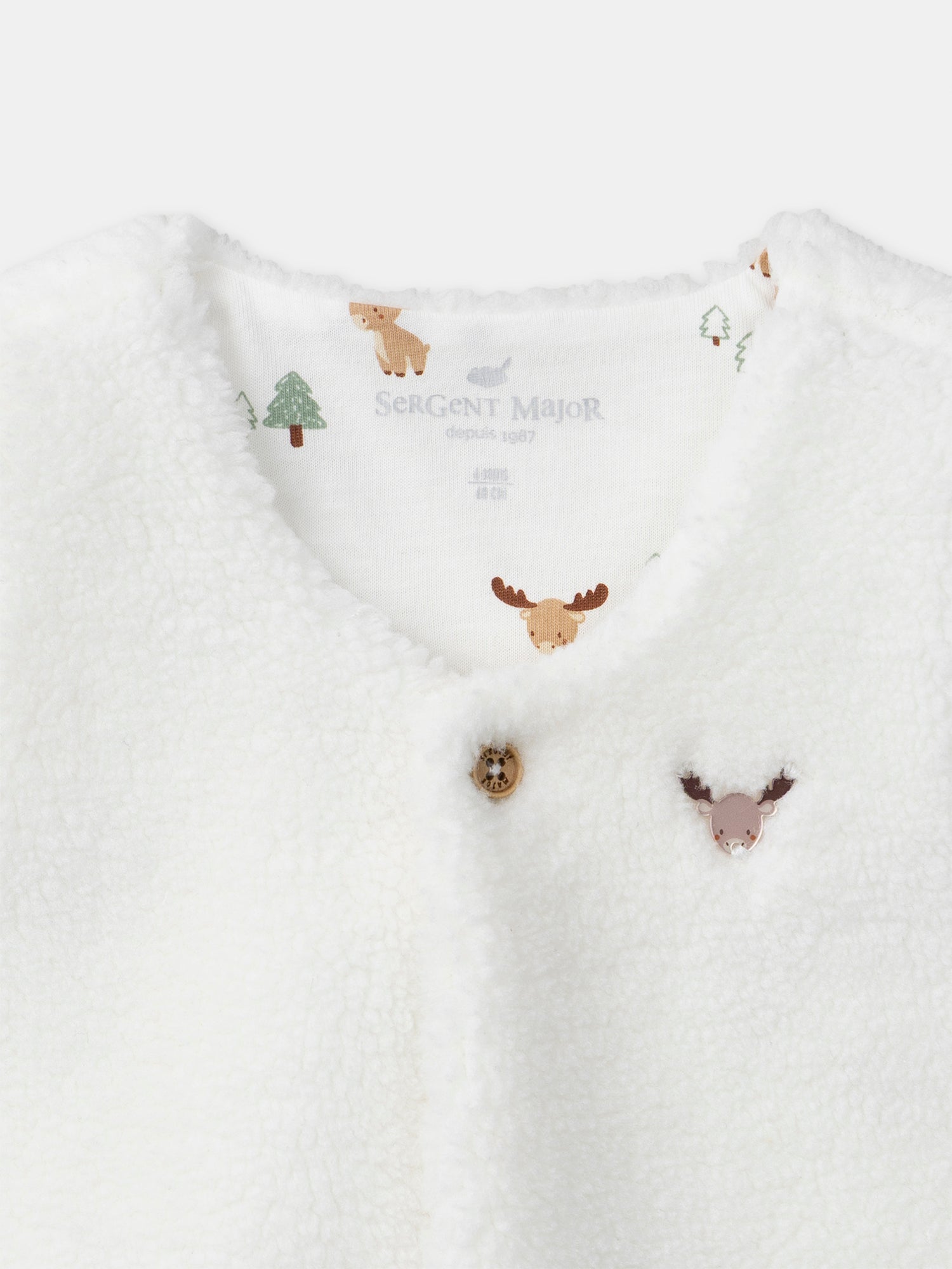 Conjunto de camiseta impresa + chaleco + pantalones para niño recién nacido