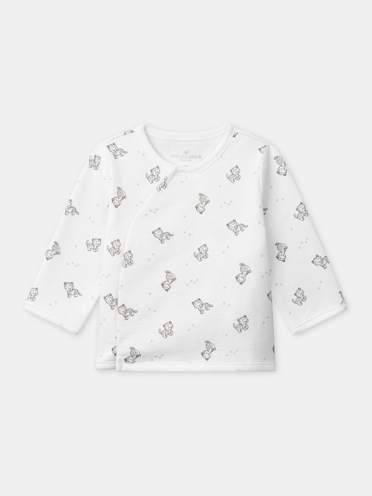 Ensemble brassière imprimé panthère + pantalon + chaussettes Naissance Mixte