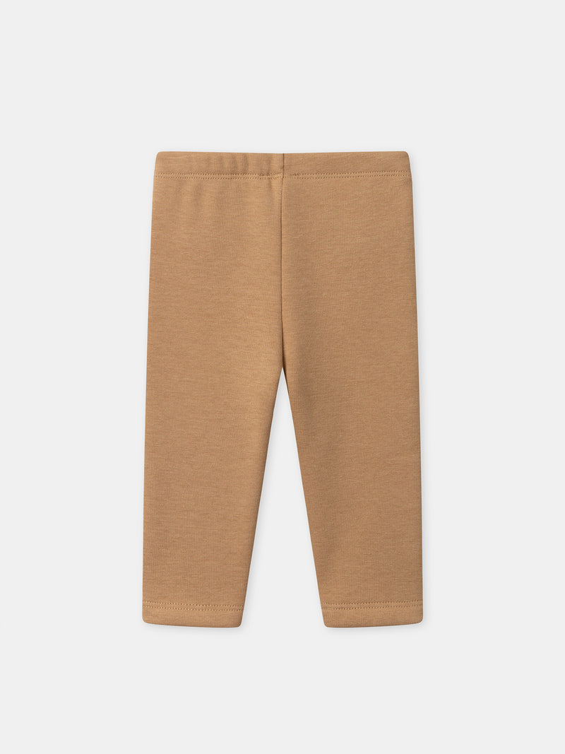 Legging marrón para Bebé Niña