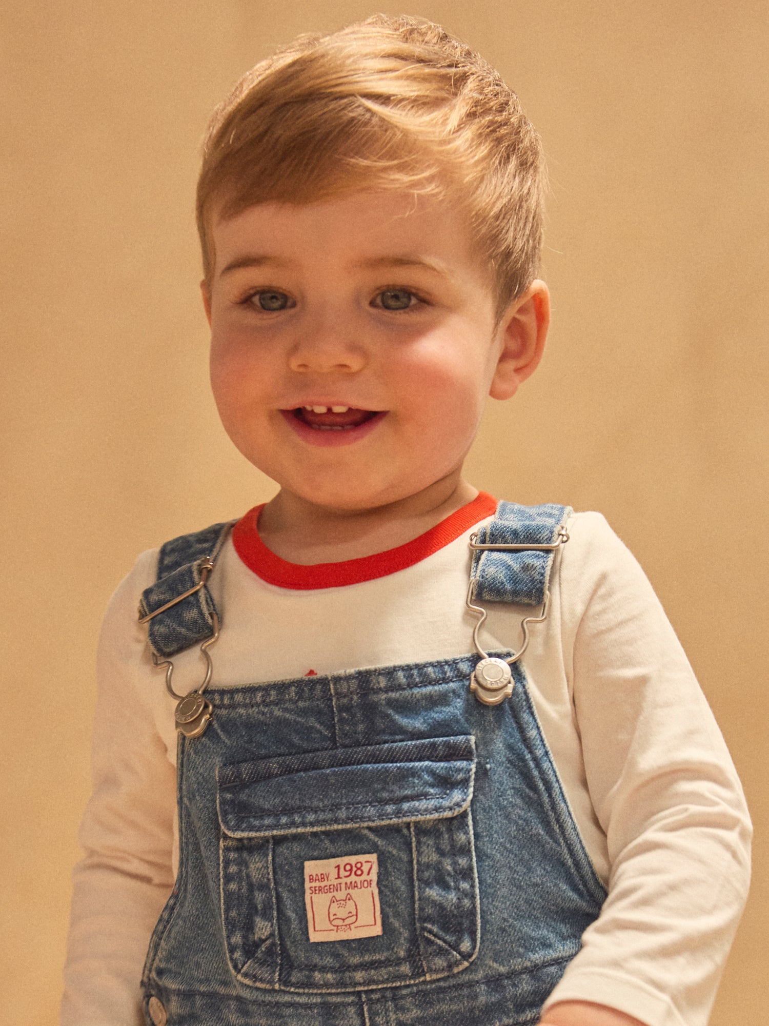 Suspenders de Jean Azul Bebé Niño