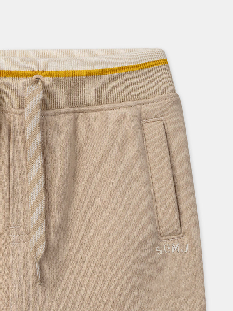 Jogging beige para chico