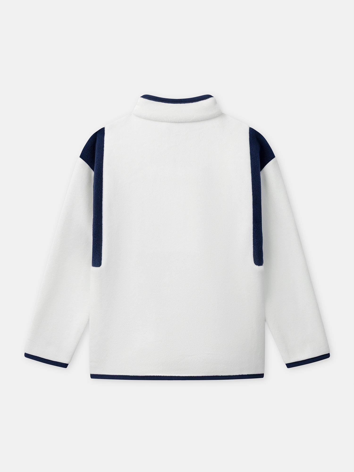 Chaleco blanco con cremallera para niños