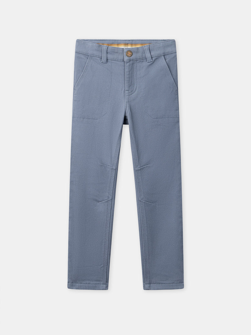 Pantalón azul grisáceo para niños