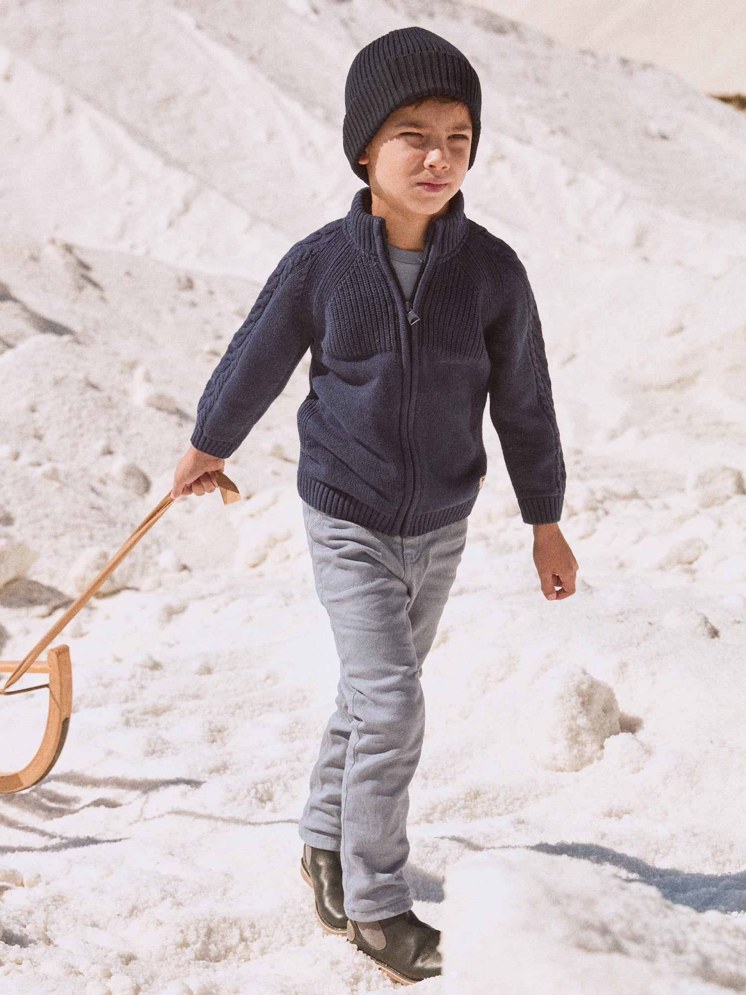 Pantalón azul grisáceo para niños