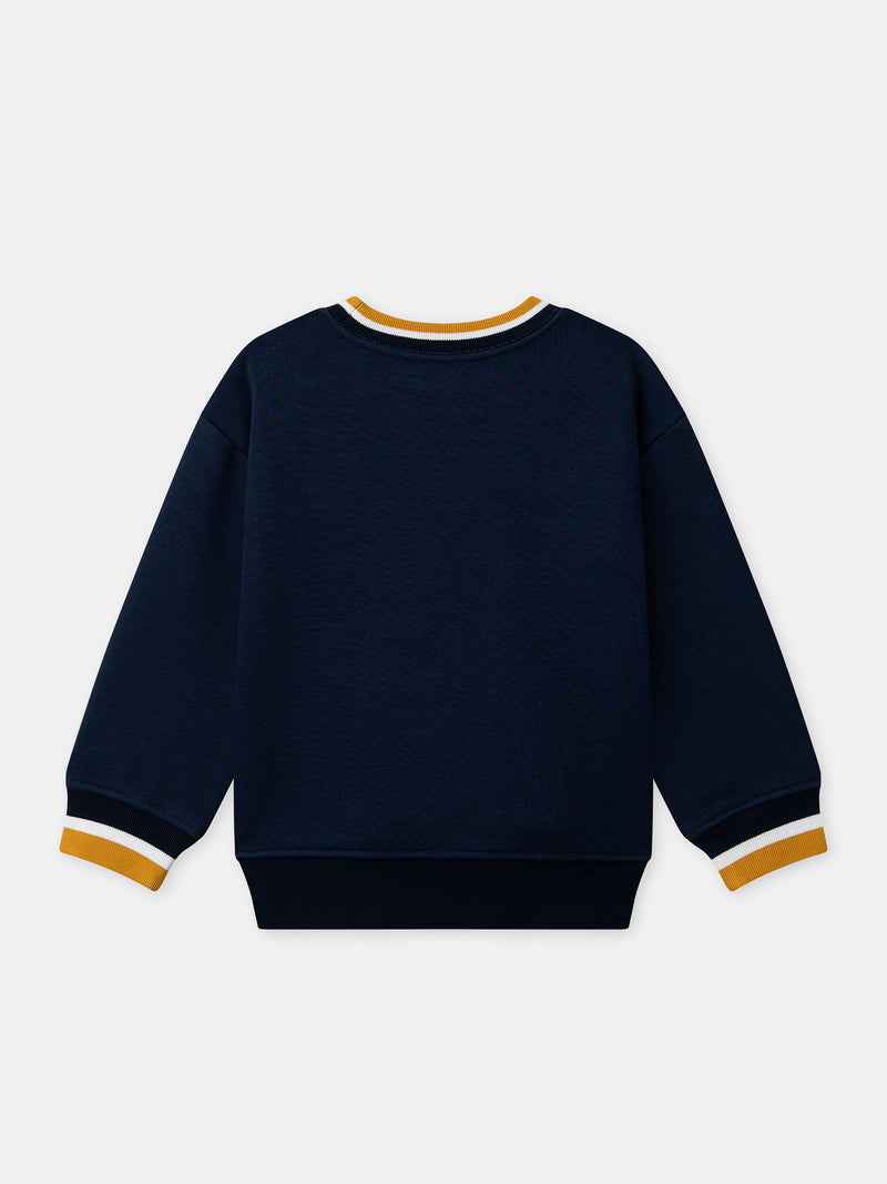 Sudadera azul marino para niños