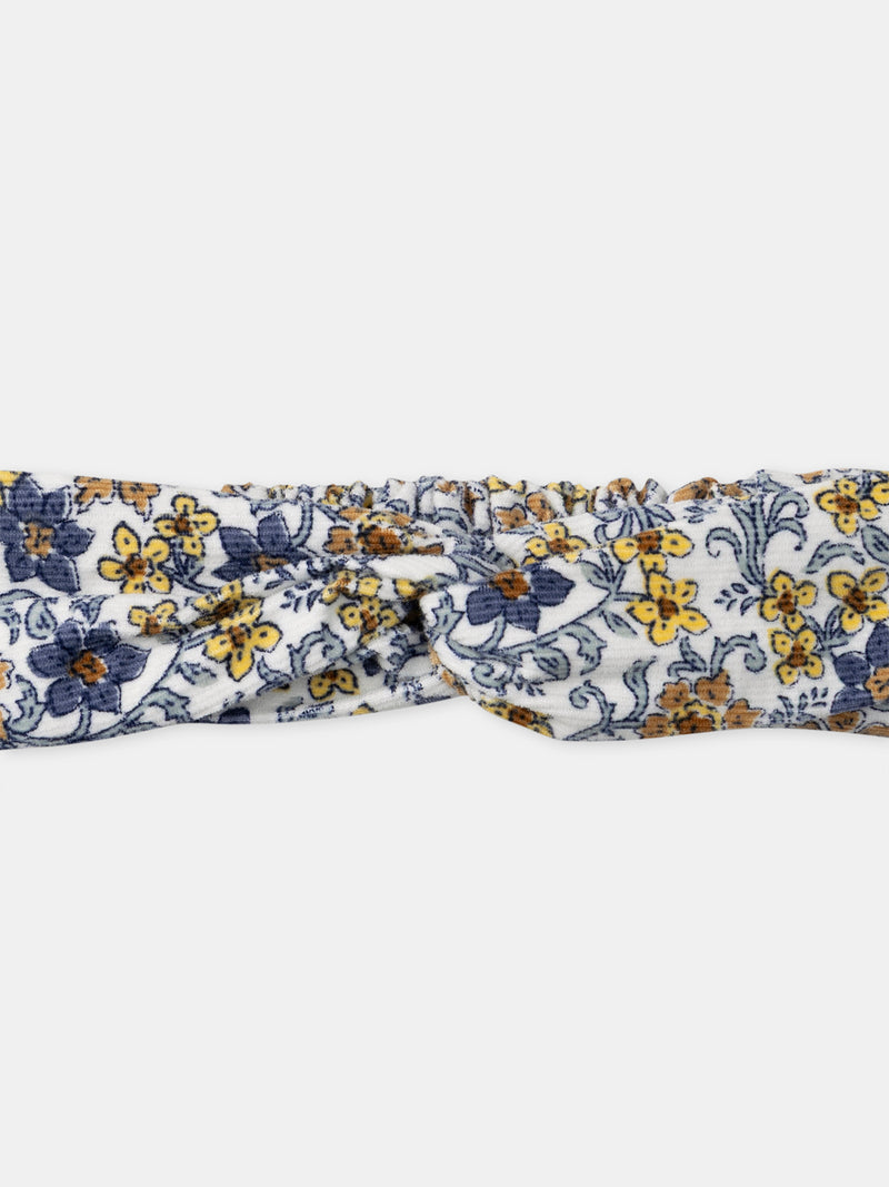 Bandeau cheveux imprimé fleuri Bébé Fille