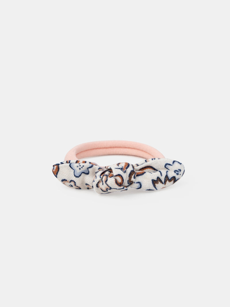 Juego de 2 pares de elásticos de ardilla o estampado floral para niñas