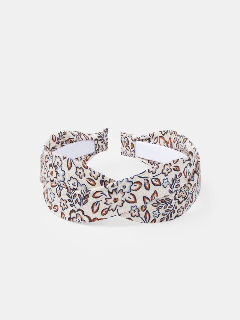 Diadema de Flores Color Marfil para Niñas