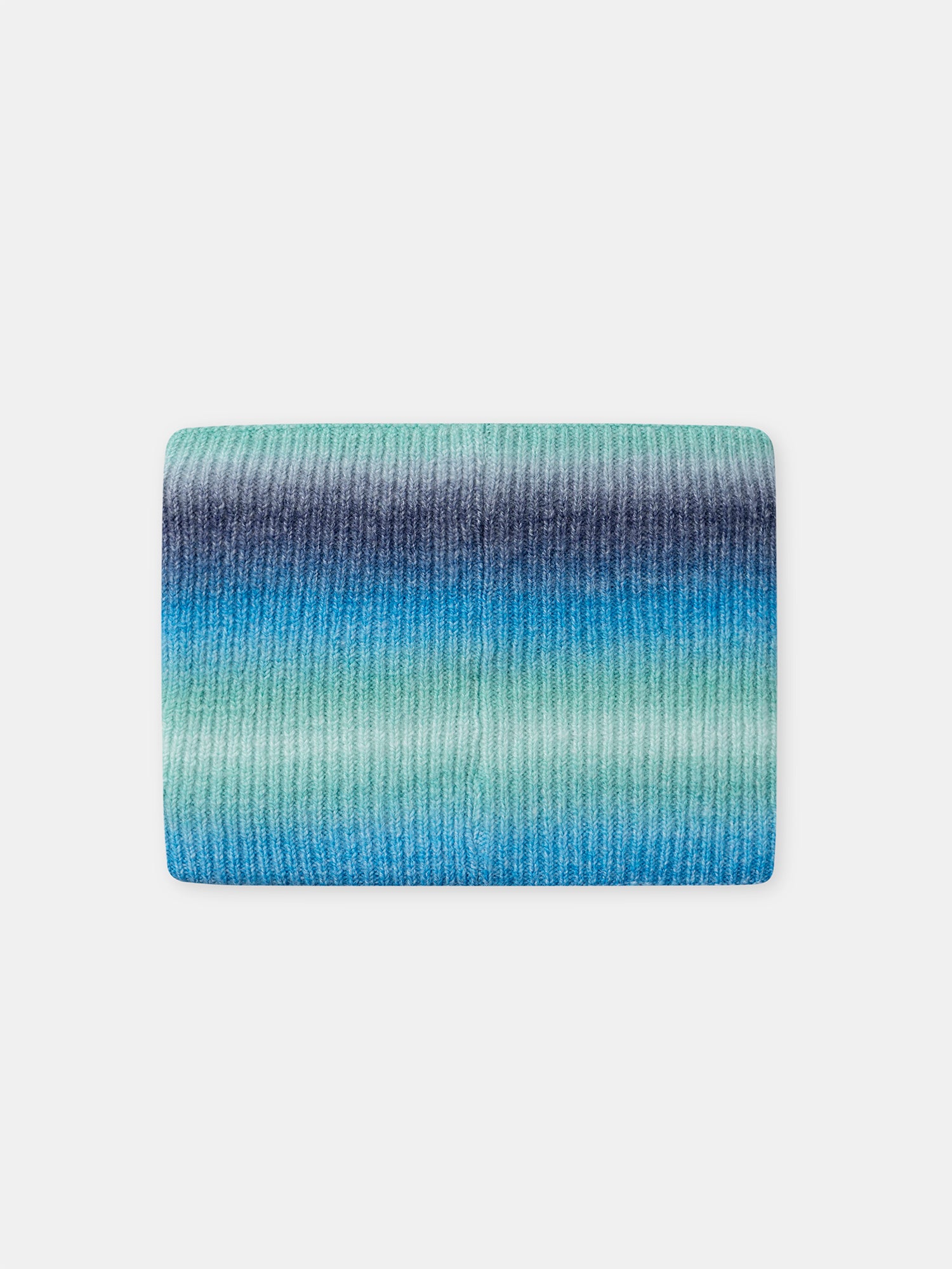 Bufanda de punto tie and dye para niño