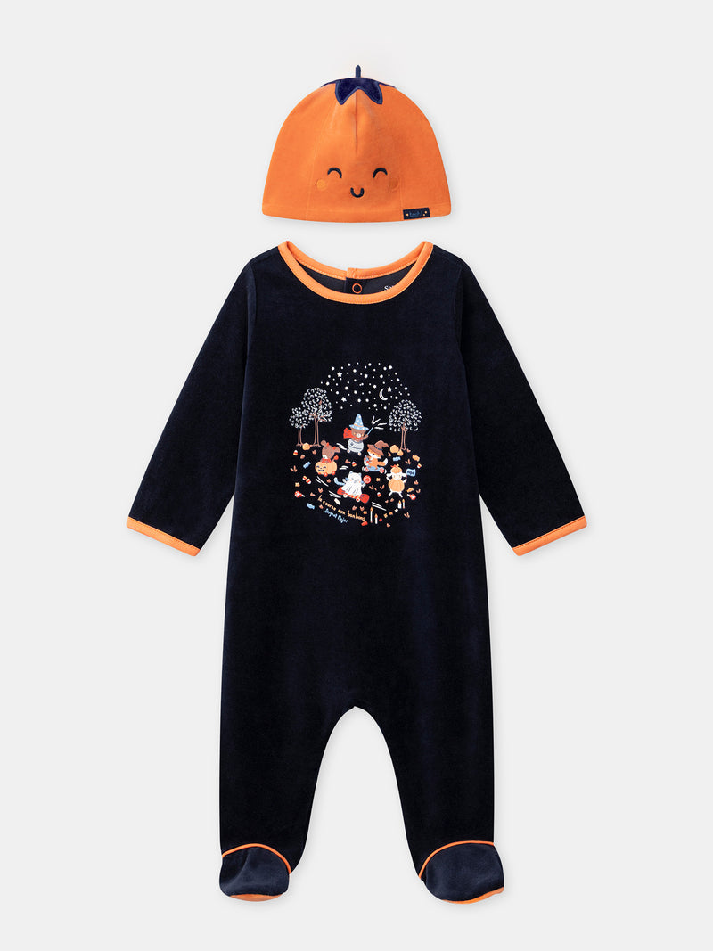 Grenouillère bleu marine Bébé Garçon