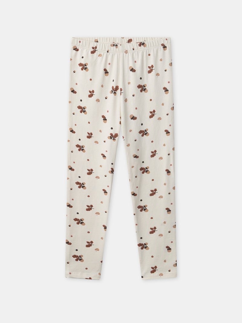 Camisón de terciopelo rosa con estampado de zorros y borlas para niñas