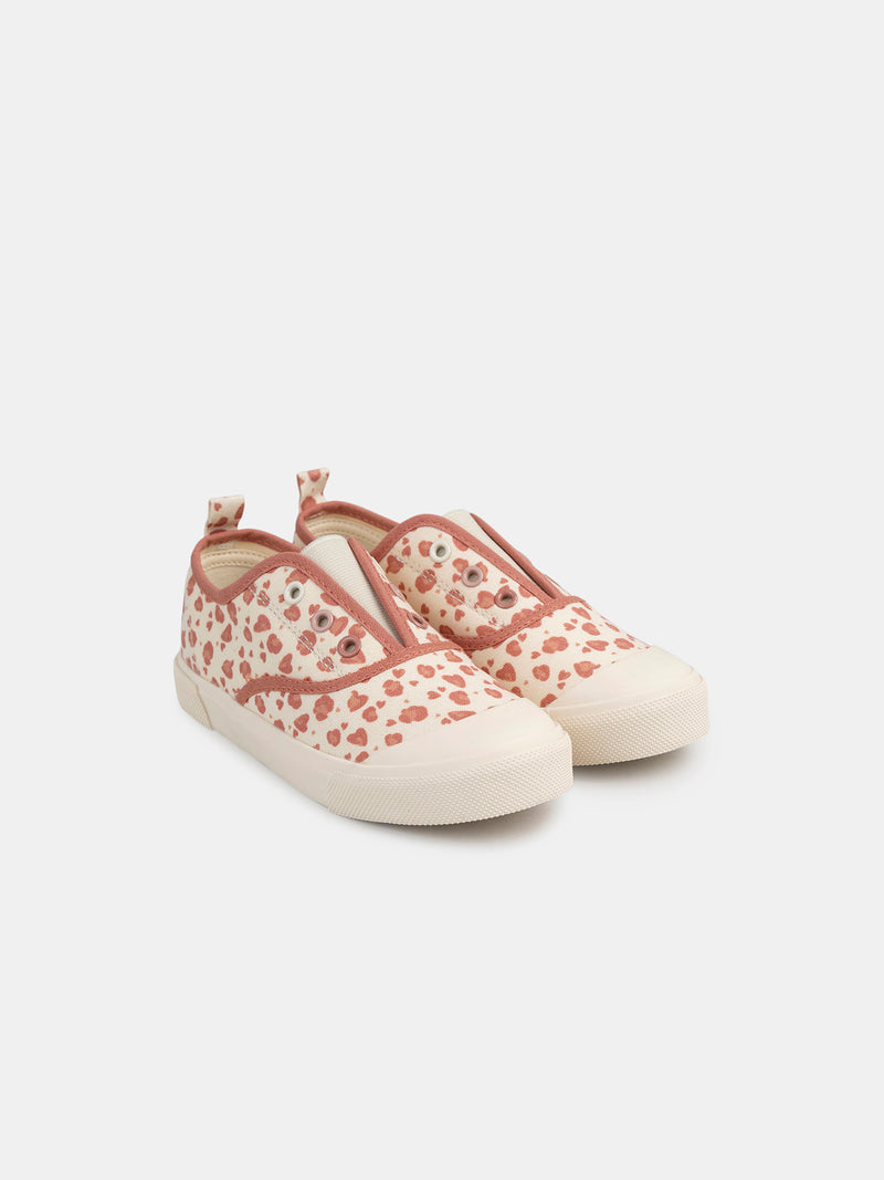 Zapatilla de lona estampado leopardo