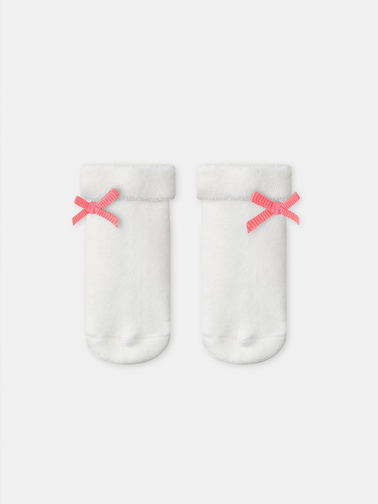 Conjunto floral + body ecru + calcetines con cinta Nacimiento Niña