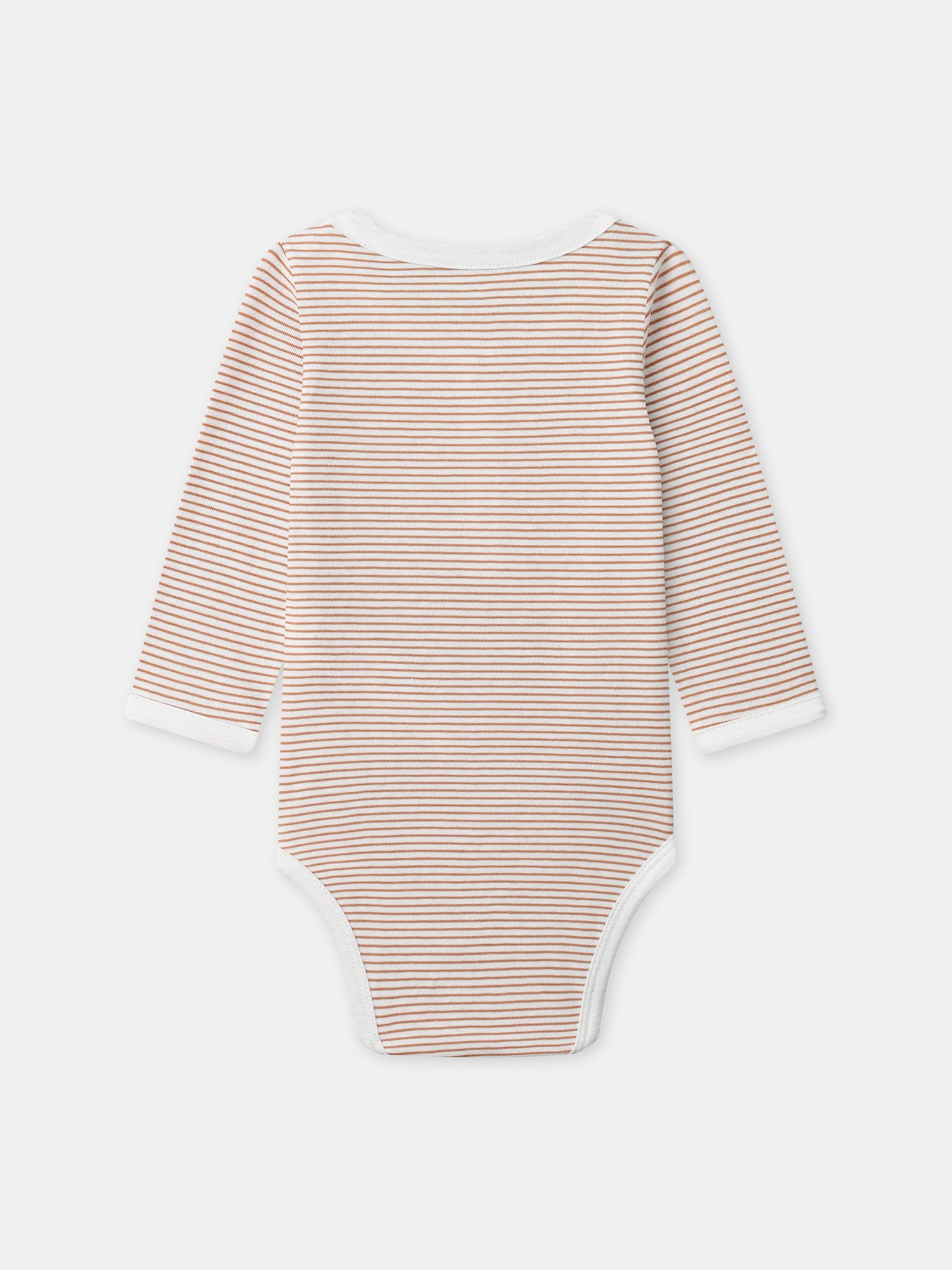 Ensemble salopette bleu grisée + body rayé + chaussettes Naissance Garçon