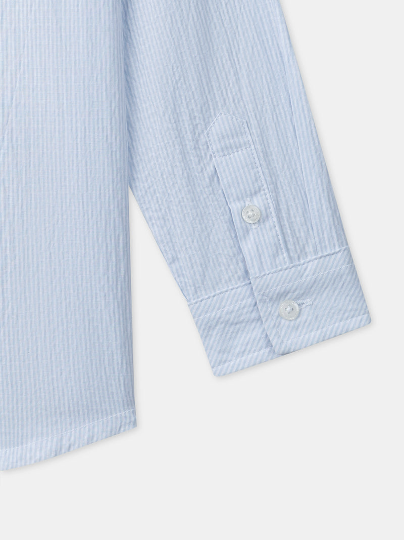 Chemise à rayures bleues Garçon