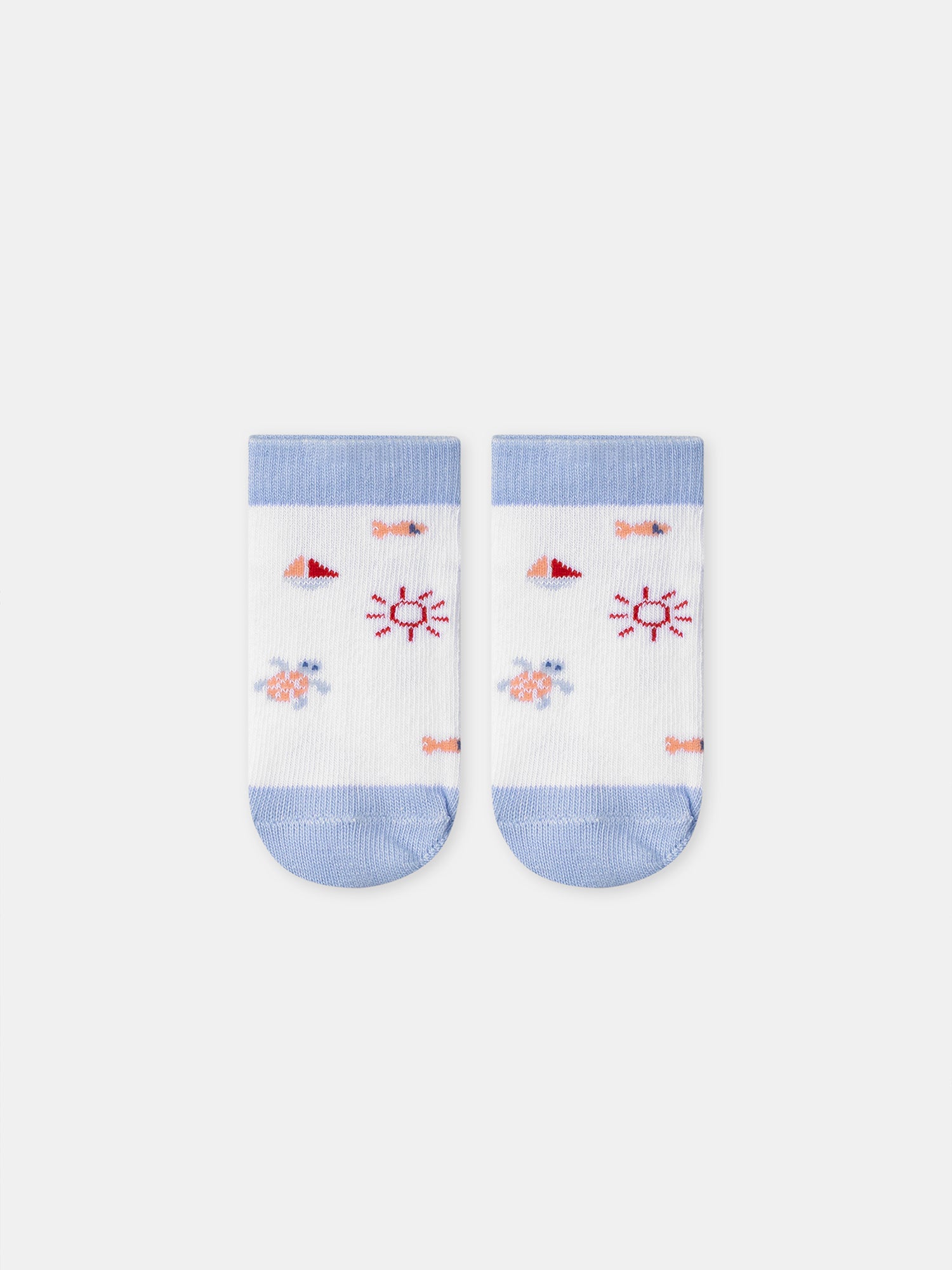 Chaussette basse à motifs marin Bébé Garçon