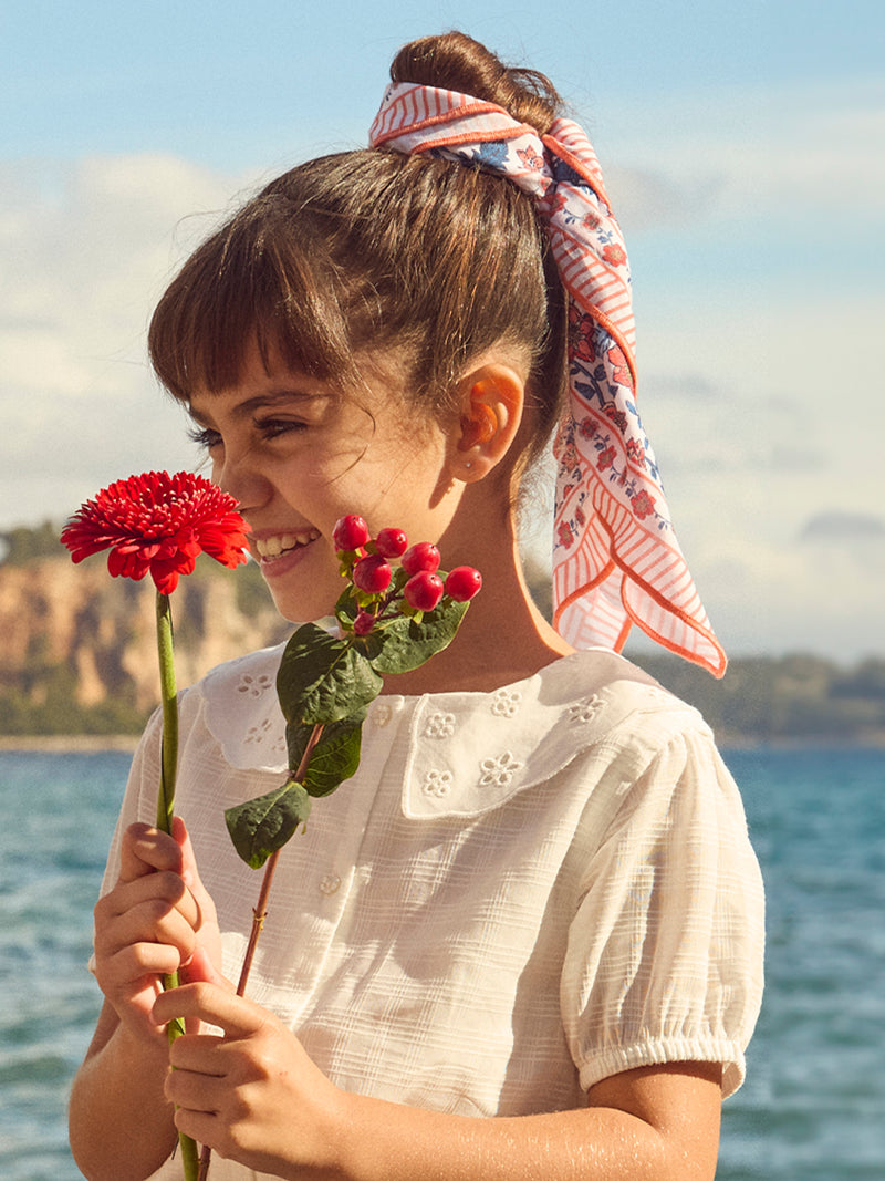 Bufanda con estampado floral para Niñas