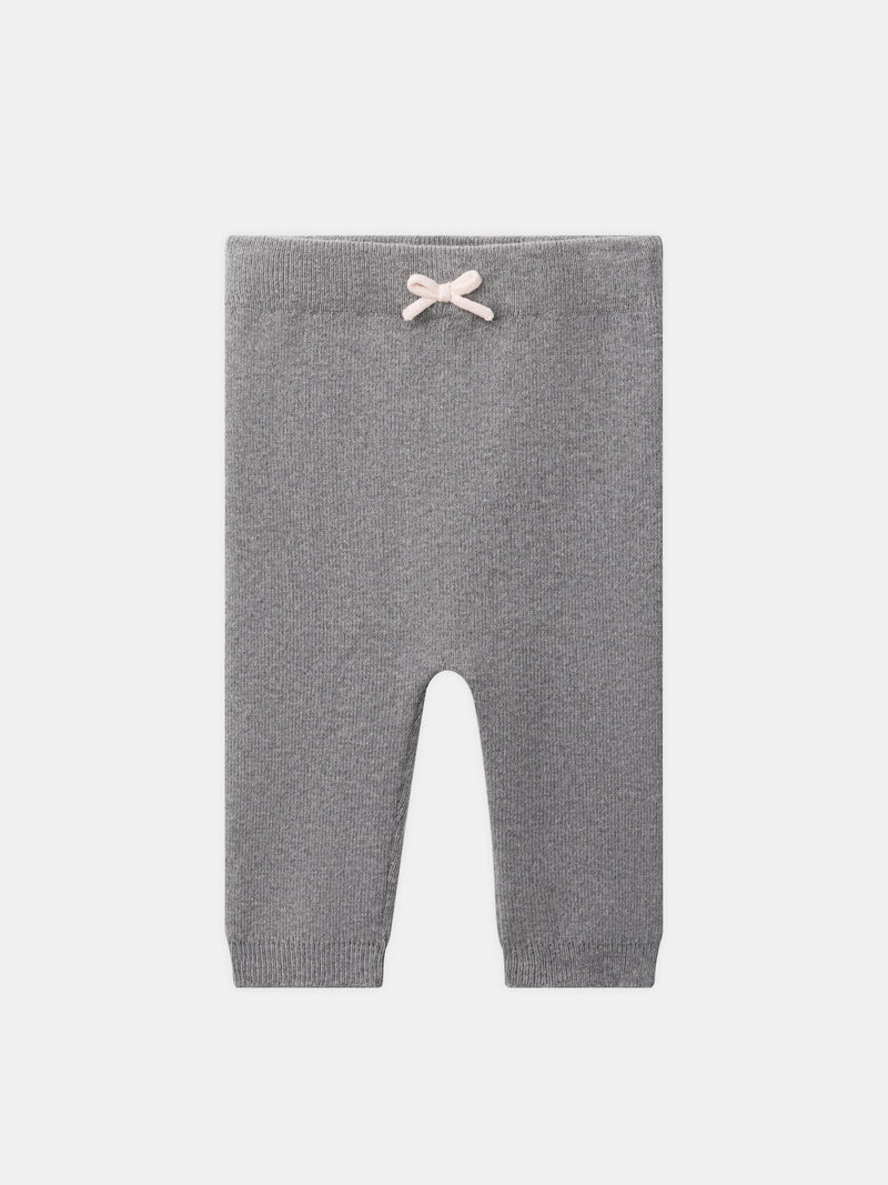 Conjunto suéter y pantalón gris Nacimiento Chica
