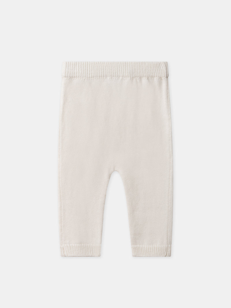 Conjunto de punto con cárdigan + pantalones + calcetines para nacimiento unisex