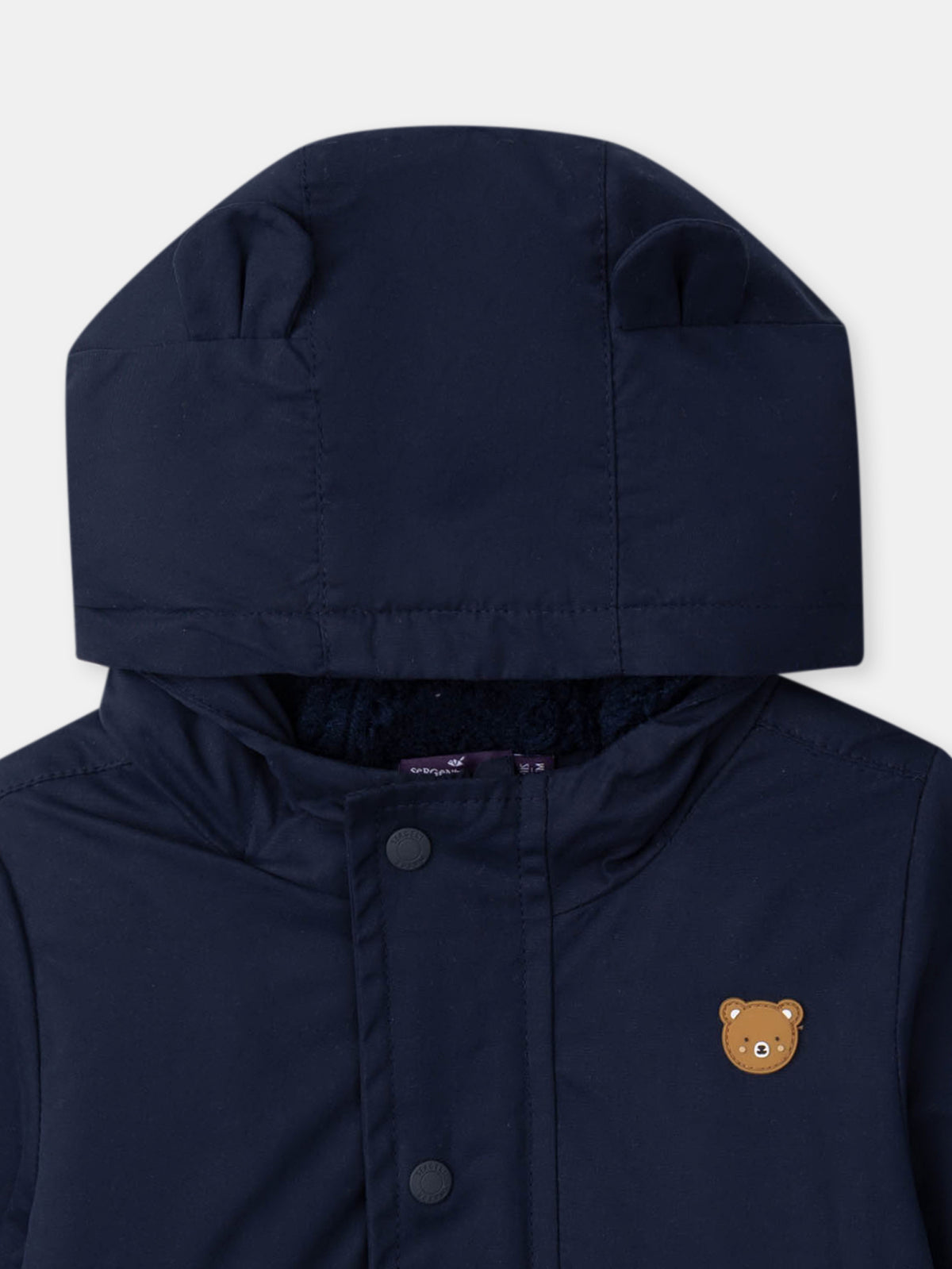 Parka 3 en 1 azul marino Bebé Chico