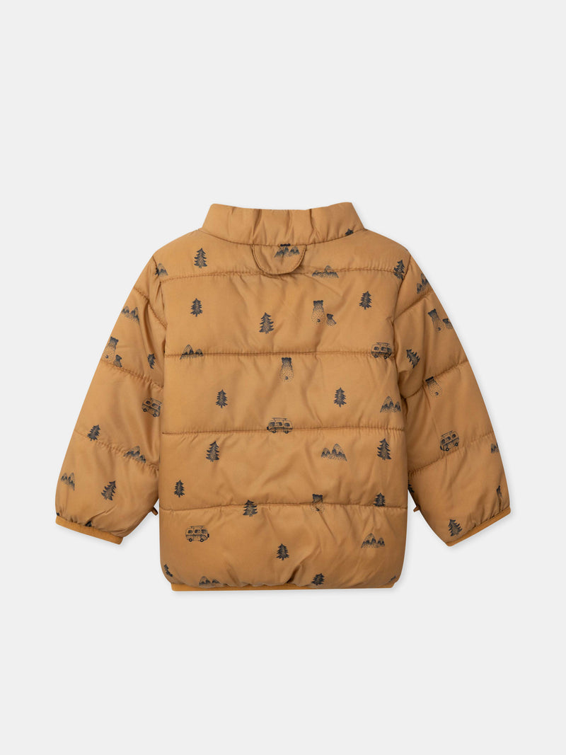 Parka 3 en 1 azul marino Bebé Chico