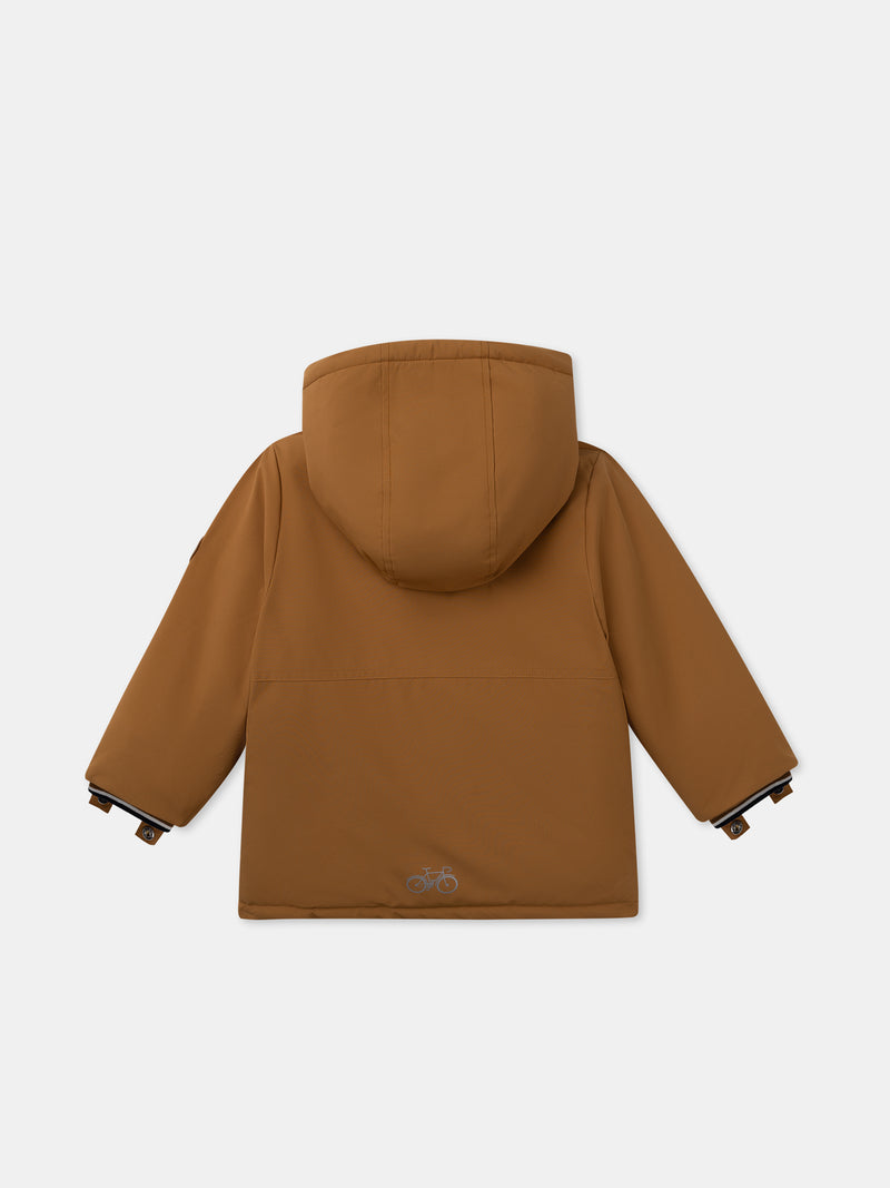 Parka 3 en 1 marrón para Chico