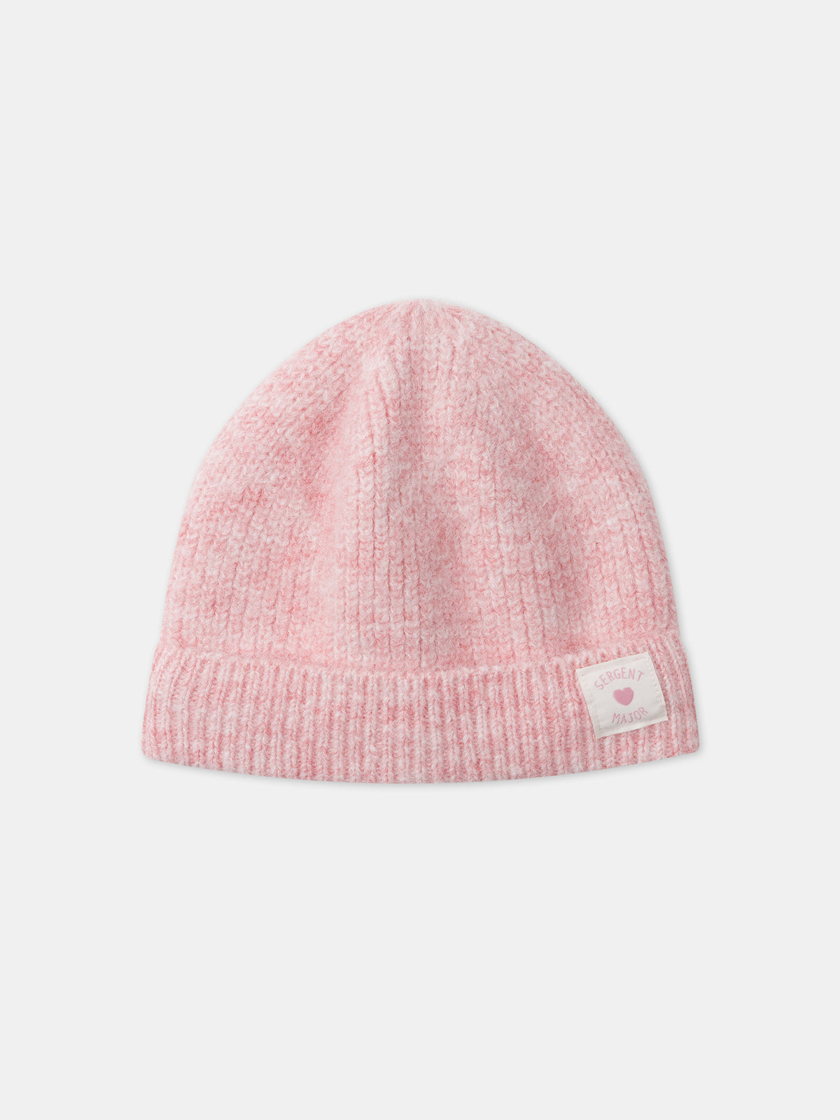 Gorro con revers rosa para Chica