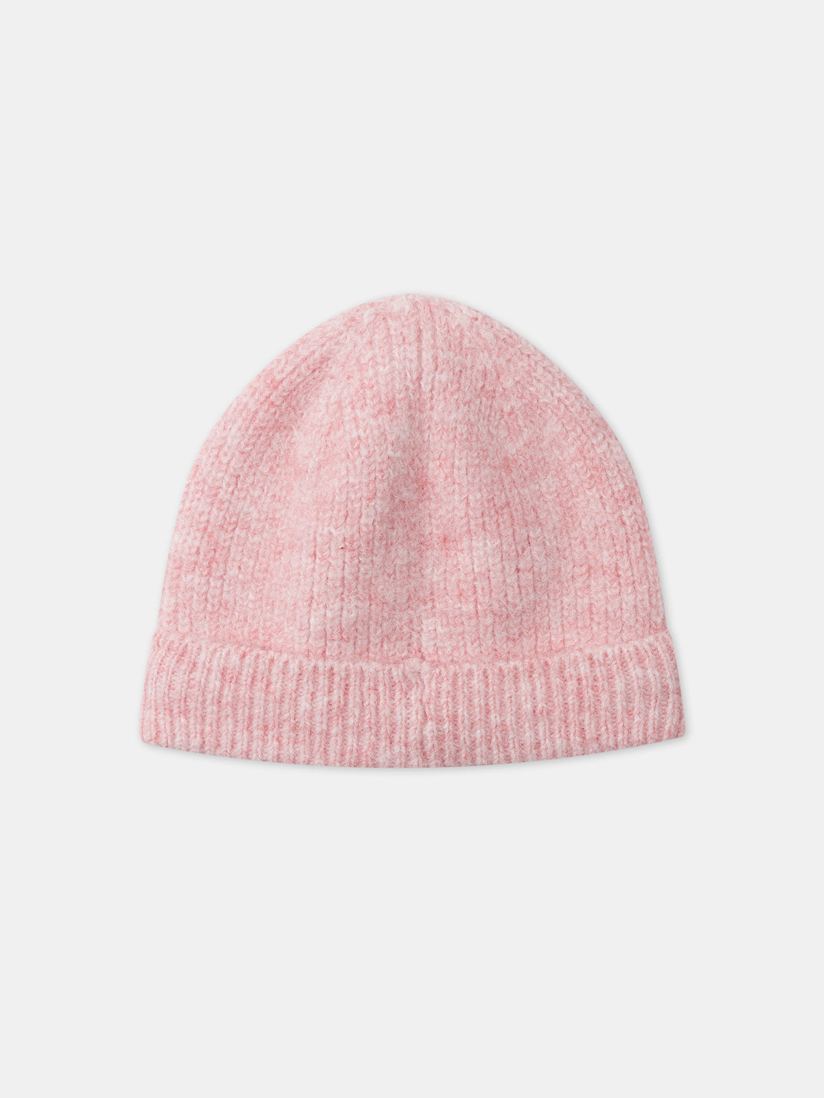 Gorro con revers rosa para Chica