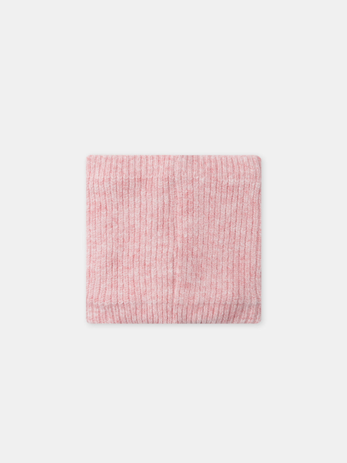 Snood rosa de punto Chica