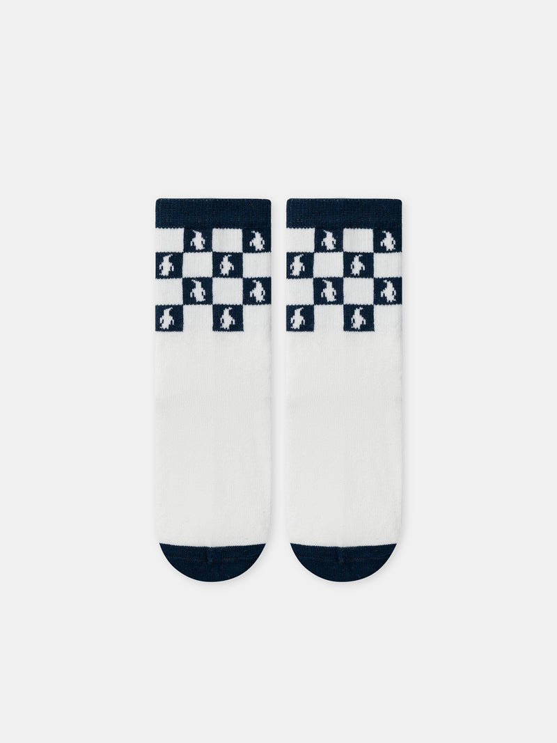 Juego de 5 calcetines de pingüino para chico