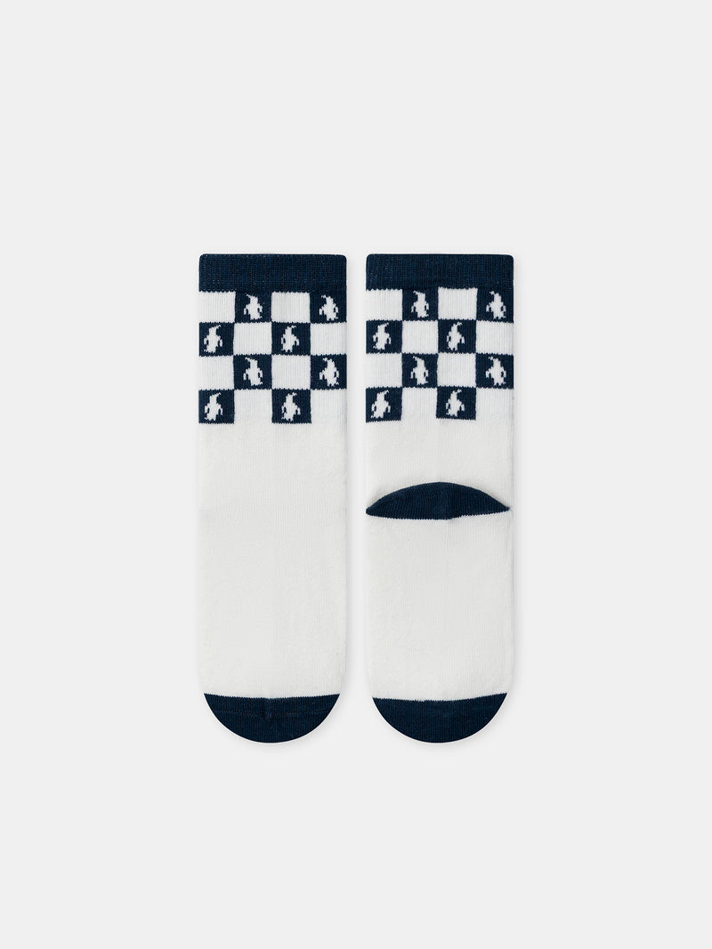 Juego de 5 calcetines de pingüino para chico