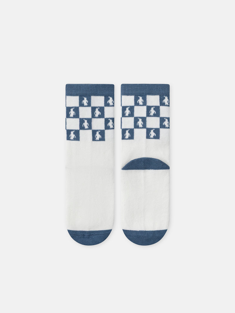 Juego de 5 calcetines de pingüino para chico