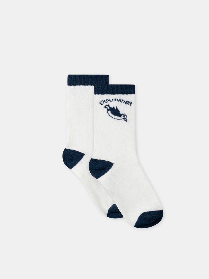 Juego de 5 calcetines de pingüino para chico
