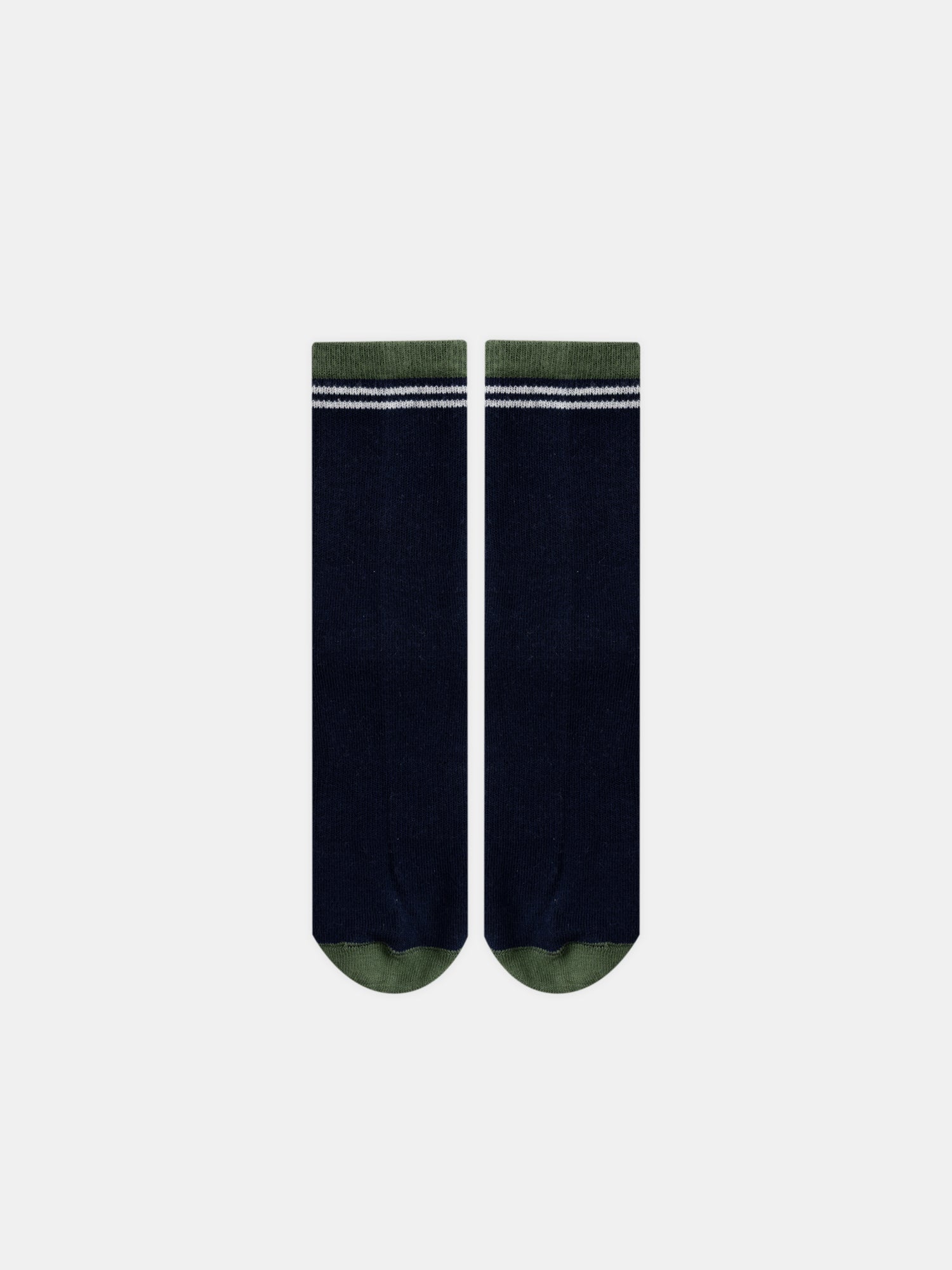 Lot de 5 paires de chaussettes à rayures ou unies Garçon