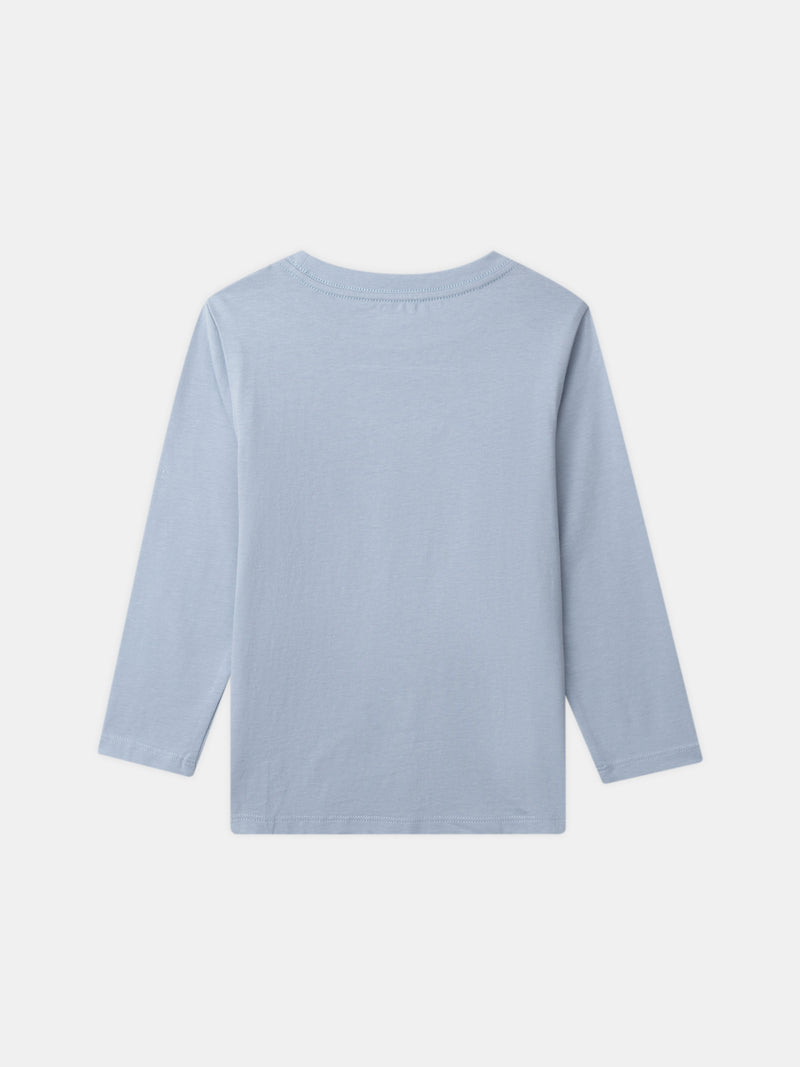Pijamas azul cielo y marino con estampado de grifón Chico