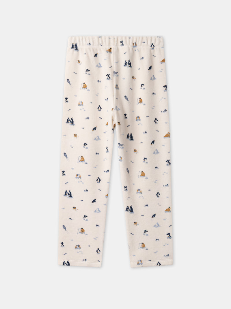 Pyjama écru motif banquise Garçon