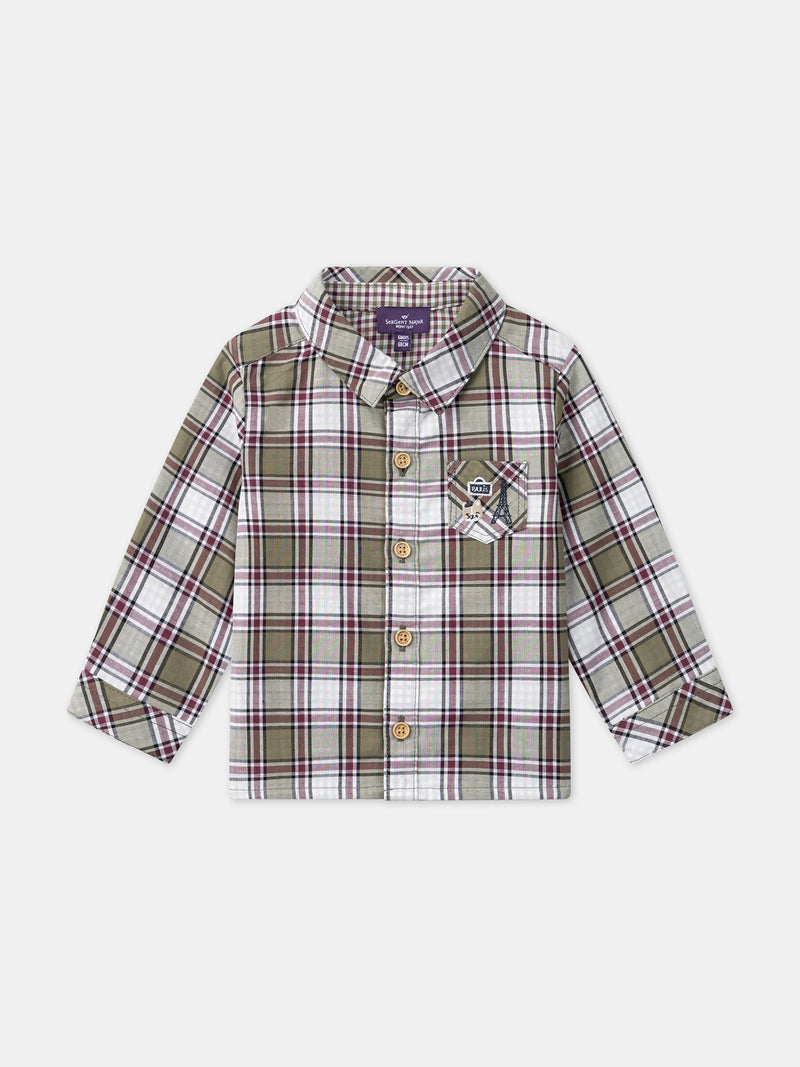 Chemise à carreaux
