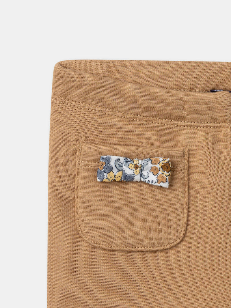 Legging marrón para Bebé Niña