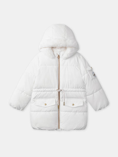 Chaqueta Blanca Acolchada Niñas