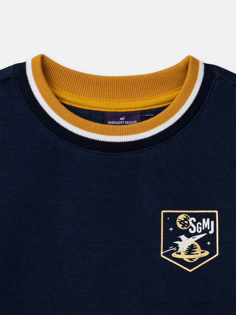 Sudadera azul marino para niños