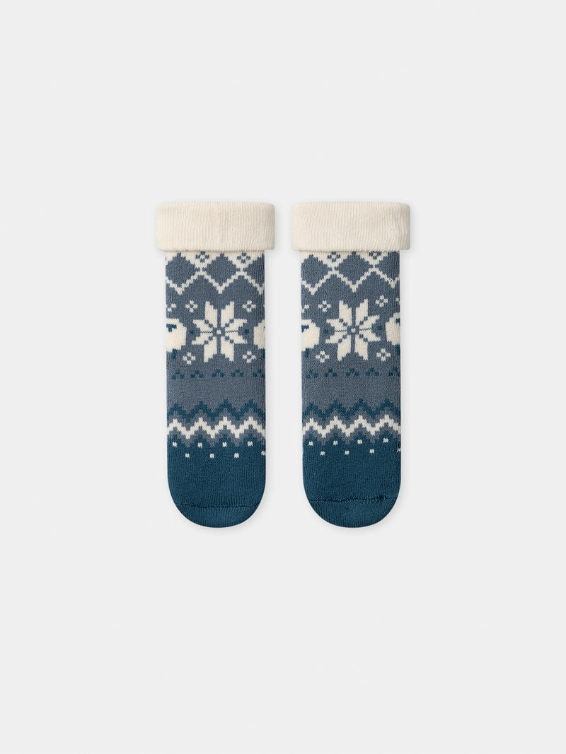 Chaussettes anti-dérapantes tricolores Bébé Garçon