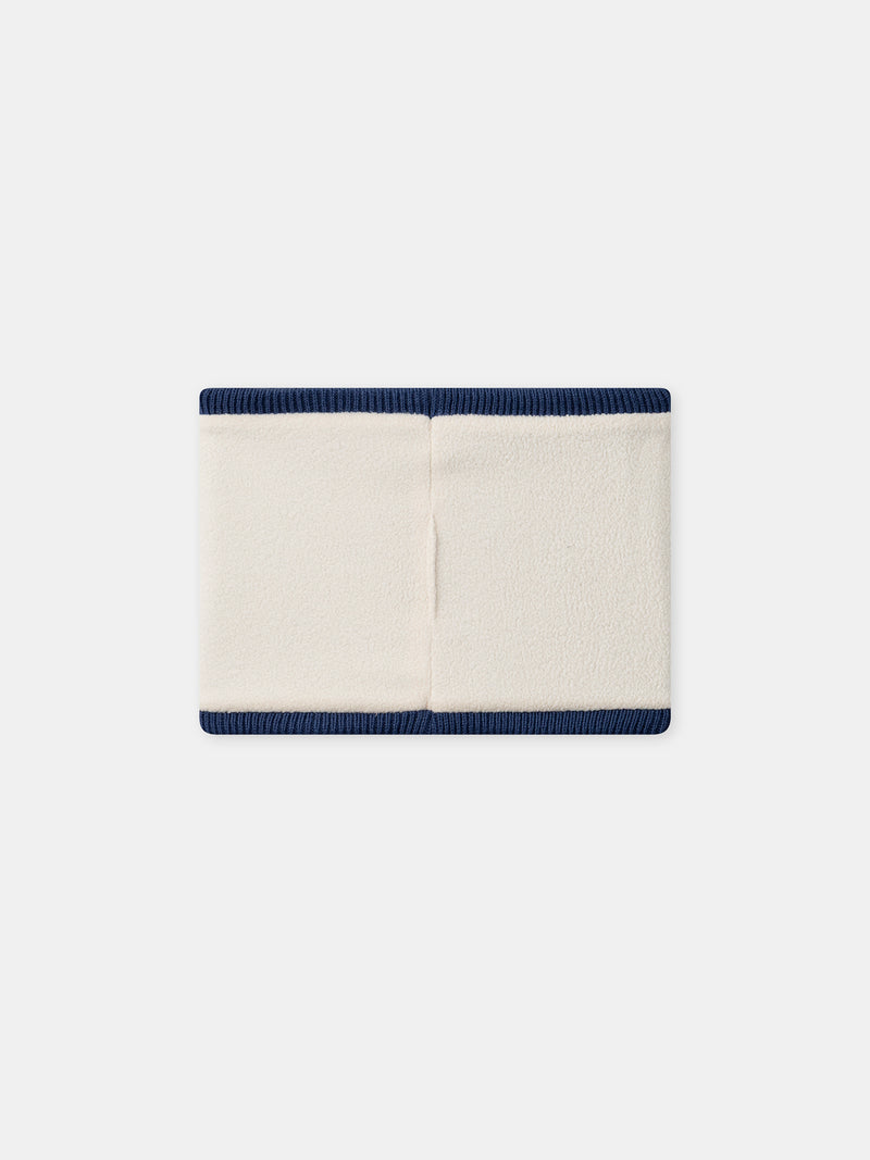 Écharpe beige à motif fleurs Fille
