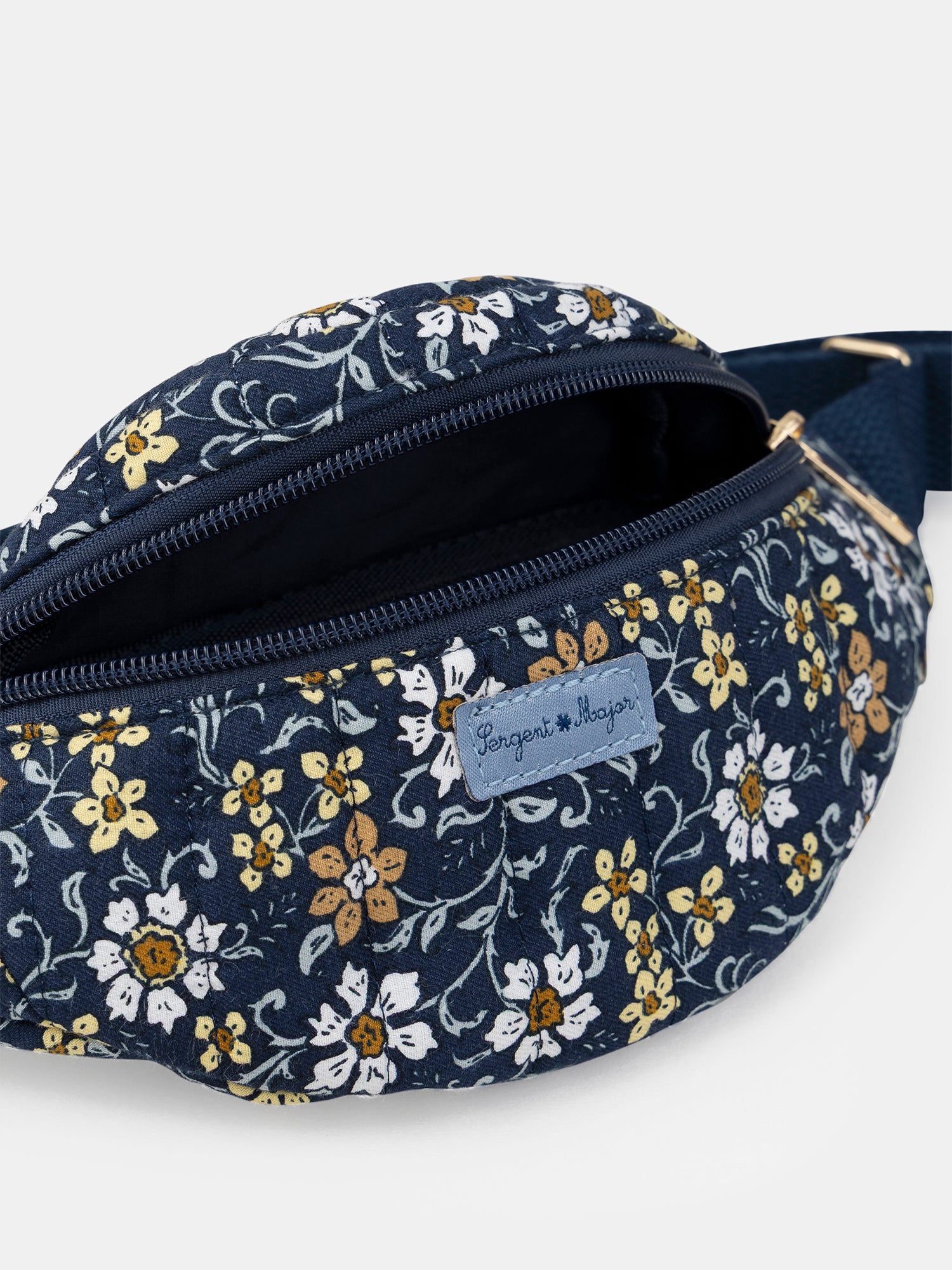 Riñonera con estampado de flores para niña