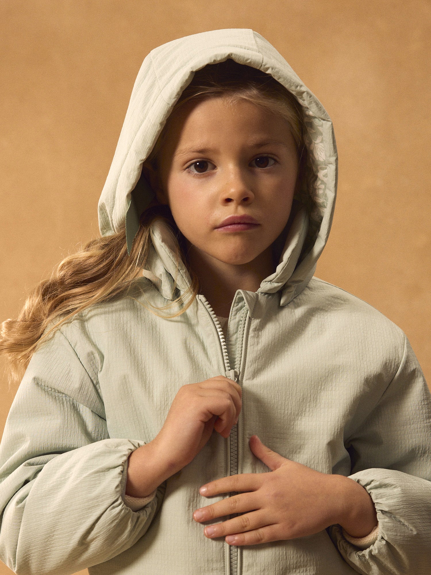 Blouson vert Fille